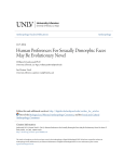 Human Preferences For Sexually Dimorphic Faces May Be