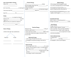 Types of Energy Guided Notes