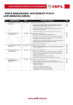 waste management and remediation of contaminated areas