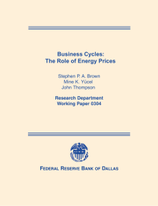Business Cycles: The Role of Energy Prices