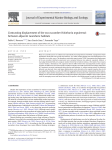 Contrasting displacement of the sea cucumber Holothuria