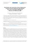 Distribution and conservation status of Speleonycta ozarkensis