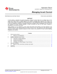 Managing Inrush Current