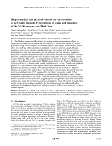 Biogeochemical and physical controls on concentrations of