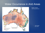 Water Occurrence in Arid Areas