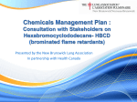 Chemicals Management Plan Consultation with