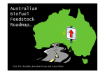 Australian Biofuel Feedstock Roadmap…