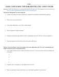 The Eukaryotic Cell and Cancer