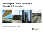 Reducing the Carbon Footprint of Canadian Infrastructure