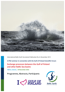 Exchange processes between the Gulf of Finland and