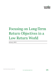 Focusing on Long-Term Return Objectives in a Low Return World