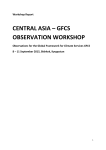 Central Asia * GFCS Observation Workshop