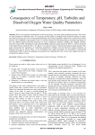 Consequence of Temperature, pH, Turbidity and