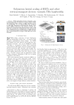 Submicron lateral scaling of HBTs and other vertical