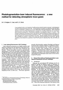 Photofragmentation-laser induced fluorescence: a