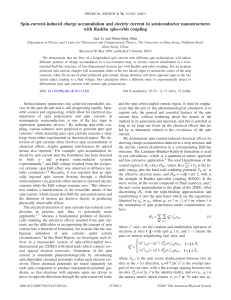 Spin-current-induced charge accumulation and electric