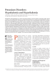 Potassium Disorders: Hypokalemia and Hyperkalemia