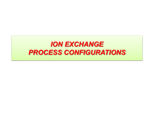 Ion Exchange Process Configurations