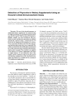 Detection of Thyroxine in Dietary Supplements Using an Enzyme