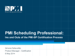 Ins and Outs of the PMI-SP Certification Process