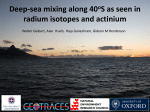 Vertical mixing constrained with actinium: Example from D357 (St.11)