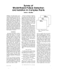 Survey of model-based failure detection and isolation in complex