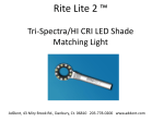 Rite Lite 2 Tri-Spectra LED Shade Matching Light