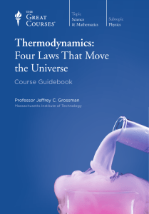 Thermodynamics: Four Laws That Move the Universe