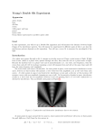 Young`s Double Slit Experiment