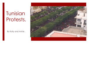 Tunisian Protests.