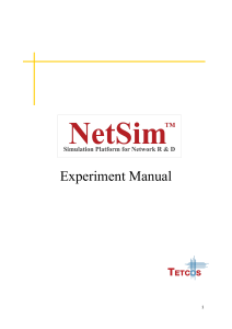 Experiment Manual