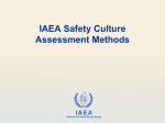 IAEA Safety Culture Assessment Methods - gnssn