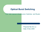 Optical Burst Switching
