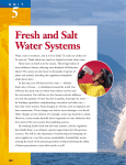 Fresh and Salt Water Systems Fresh and Salt Water Systems