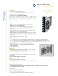 S10, S11, S12 Signal Input Modules Bitronics M87x