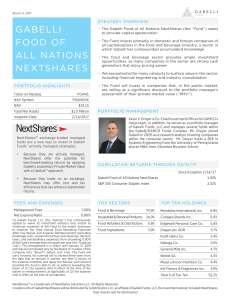 gabelli food of all nations nextshares