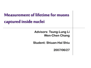 Measurement of lifetime for muons captured inside nuclei