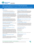 Very long chain acyl-CoA dehydrogenase (VLCAD)