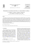 Orientation of perylene derivatives on semiconductor surfaces