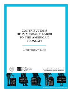 contributions of immigrant labor to the american economy