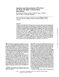 Resolution and Characterization of Pro-B and Pre-Pro