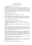 Abstract of the program 04.03.01 Chemistry (Baccalaureate) The title