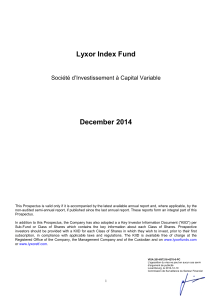Lyxor Index Fund December 2014