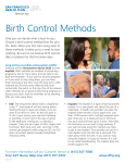 Birth Control Methods