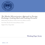 The Market Microstructure Approach to Foreign Exchange: Looking