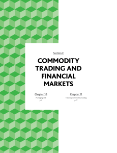 commodity trading and financial markets