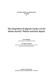 The integration of migrant workers in the labour market