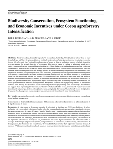 Biodiversity Conservation, Ecosystem Functioning, and Economic
