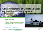Public Perceptions of Climate Change: Key Trends and Emerging