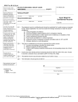 GF-244: Cover Sheet for Confidential Records